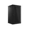 Kép 18/25 - Lanberg WF01-6622-10B 19" 22U SZÉL:600 MÉLY:600 MAG:1085 lapraszerelt üvegajtós fekete fali rack szekrény