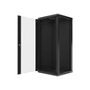 Kép 18/24 - Lanberg WF01-6627-10B 19" 27U SZÉL:600 MÉLY:600 MAG:1307 lapraszerelt üvegajtós fekete fali rack szekrény