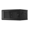 Kép 21/29 - Lanberg WF01-6404-10B 19" 4U SZÉL:600 MÉLY:450 MAG:290 lapraszerelt üvegajtós fekete fali rack szekrény