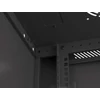 Kép 27/28 - Lanberg WF01-6406-10B 19" 6U SZÉL:600 MÉLY:450 MAG:379 lapraszerelt üvegajtós fekete fali rack szekrény