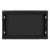 Kép 19/28 - Lanberg WF01-6406-10B 19" 6U SZÉL:600 MÉLY:450 MAG:379 lapraszerelt üvegajtós fekete fali rack szekrény