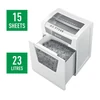 Iratmegsemmisítő, konfetti, 15 lap, LEITZ, 