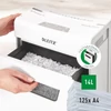 Iratmegsemmisítő, konfetti, 8 lap, LEITZ 