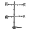 Kép 2/6 - LogiLink BP0046 13"-32" Quad asztali monitor tartó konzol