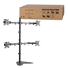 Kép 6/6 - LogiLink BP0046 13"-32" Quad asztali monitor tartó konzol