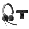 Kép 1/8 - Logitech C925e Webkamera Black + UC-Kompatibilis Zone Wired Headset Black
