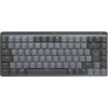 Kép 5/9 - Logitech MX Mechanical Mini Minimalist Illuminated US grafitszürke vezeték nélküli billentyűzet