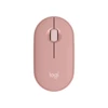Logitech M350S Pebble Mouse 2 vezeték nélküli rózsaszín egér