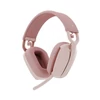 Logitech Zone Vibe 100 Bluetooth mikrofonos rózsaszín fejhallgató