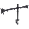 Kép 4/5 - Manhattan asztali állvány - Dupla karos, 2db monitor részére (max.VESA:100x100, 13"-32"-ig, 8kg, fekete)
