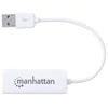 Kép 5/6 - Manhattan Kábel átalakító - USB2.0 to RJ45 (10/100, Fehér)