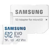 Samsung 512GB SD micro EVO Plus (SDXC Class10 UHS-I) (MB-MC512SA/EU) memóriakártya adapterrel