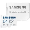 Samsung 64GB SD micro EVO Plus (SDXC Class10 UHS-I) (MB-MC64SA/EU) memóriakártya adapterrel