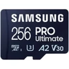 Samsung MicroSD kártya - 256GB MB-MY256SA/WW (PRO Ultimate, Class10, R200/W130, adapter, 256GB)