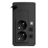 NJOY Szünetmentes 600VA - Keen 600 USB (2 Schuko, line-interaktív, USB menedzsment, RJ11/45 vonalvédelem, fekete)