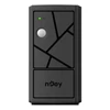 Kép 9/10 - NJOY Szünetmentes 800VA - Keen 800 USB (2 Schuko, line-interaktív, USB menedzsment, RJ11/45 vonalvédelem, fekete)