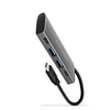Kép 6/11 - Axagon HMC-4G2 4 portos USB3.2. Gen 2 ezüstfekete HUB