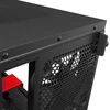 Kép 9/15 - NZXT H210 Fekete-Piros (Táp nélküli) ablakos mini-ITX ház