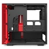 Kép 12/15 - NZXT H210 Fekete-Piros (Táp nélküli) ablakos mini-ITX ház