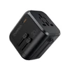 TÖLTŐ USB-C+A*3 (30W, fekete, travel, US,UK,EU,AU),Choetech