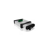 Kép 1/5 - Raidsonic IcyBox IB-129SSK-B Mobile Rack for 3,5"/2,5" SATA/SAS HDD Black