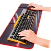 Rampage Egérpad - 300272 (300x700x3mm; fekete-vörös, vörös szegés)