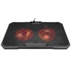 Kép 9/14 - Rampage Notebook Hűtőpad 17"-ig - AD-RC12 GAMEZONE (2*12cm venti, 100rpm, RGB LED) Fekete