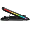 Kép 11/14 - Rampage Notebook Hűtőpad 17"-ig - AD-RC12 GAMEZONE (2*12cm venti, 100rpm, RGB LED) Fekete
