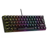 Kép 9/14 - Rampage Billentyűzet - PLOWER K60 Black US (Vezetékes, Mechanikus, Blue switch, angol, fekete, RGB LED)