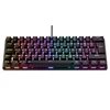 Kép 11/14 - Rampage Billentyűzet - PLOWER K60 Black US (Vezetékes, Mechanikus, Blue switch, angol, fekete, RGB LED)