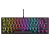 Kép 12/14 - Rampage Billentyűzet - PLOWER K60 Black US (Vezetékes, Mechanikus, Blue switch, angol, fekete, RGB LED)