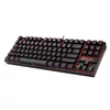 Kép 1/7 - Redragon Kumara 2 Red LED Backlit Brown Mechanical Gaming Keyboard Black HU