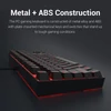 Kép 5/7 - Redragon Kumara 2 Red LED Backlit Brown Mechanical Gaming Keyboard Black HU