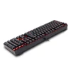 Kép 4/4 - Redragon Mitra Red Backlit Mechanical Keyboard Brown Switches Black HU