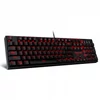 Kép 2/10 - Redragon Surara Pro Red LED Backlit Mechanical Gaming Keyboard with Ultra-Fast V-Optical Blue Switches Black HU