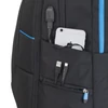 Kép 15/19 - Notebook hátizsák, gaming eszközökhöz, 17,3", RIVACASE "Borneo 7860", fekete