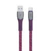 Kép 2/3 - Usb kábel, USB - USB-C, 1,2 m, RIVACASE "PS6102", piros