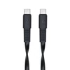 Kép 8/10 - USB kábel, USB-C - USB-C, 1,2 m, RIVACASE "PS6005", fekete