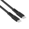 Kép 10/10 - USB kábel, USB-C - USB-C, 1,2 m, RIVACASE "PS6005", fekete