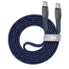 Kép 7/11 - USB kábel, USB-C - USB-C, 1,2 m, RIVACASE "PS6105", kék