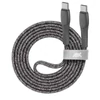 Kép 8/12 - USB kábel, USB-C - USB-C, 1,2 m, RIVACASE "PS6105", szürke