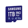 Kép 2/8 - Samsung MicroSD kártya - 1TB MB-MD1T0SB/WW (PRO PLUS kártyaolvasóval, microSDXC, UHS-I, R180/W130, adapter, 1TB)