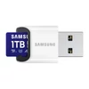 Kép 6/8 - Samsung MicroSD kártya - 1TB MB-MD1T0SB/WW (PRO PLUS kártyaolvasóval, microSDXC, UHS-I, R180/W130, adapter, 1TB)