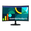 Kép 4/17 - Samsung 24" LS24D360GAUXEN Essential S3 S36C FHD VA VGA/HDMI ívelt monitor