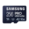 Kép 1/4 - Samsung MicroSD kártya - 256GB MB-MY256SA/WW (PRO Ultimate, Class10, R200/W130, adapter, 256GB)