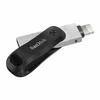 Sandisk 128GB USB3.0/Apple Lightning iXPAND GO Fekete-Ezüst (183588) pendrive
