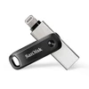 Kép 3/9 - Sandisk 128GB USB3.0/Apple Lightning iXPAND GO Fekete-Ezüst (183588) pendrive