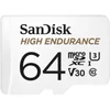 Sandisk 64GB SD micro (SDXC Class 10 UHS-I U3) High Endurance memória kártya