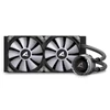 Sharkoon CPU Water Cooler - S80 RGB AIO 240mm (max. 35 dB (A); max. 131.93 m3/h; 2x12cm, A-RGB LED, fekete)