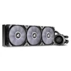 Sharkoon CPU Water Cooler - S90 RGB AIO 360 mm (max. 35 dB (A); max. 131.93 m3/h; 3x12cm, A-RGB LED, fekete)
